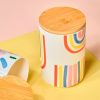 Homewares Crane Living | Rainbow Speckled Container - Large