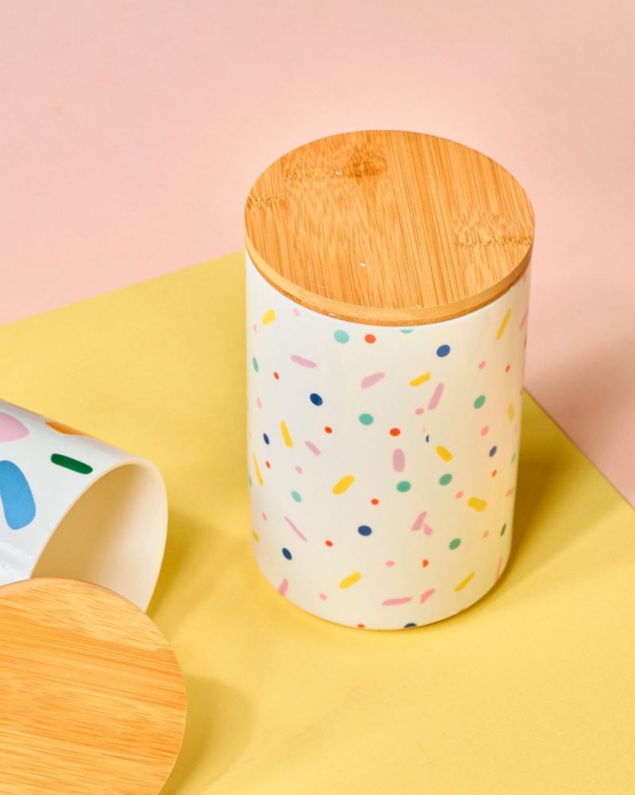 Homewares Crane Living | Rainbow Speckled Container - Large